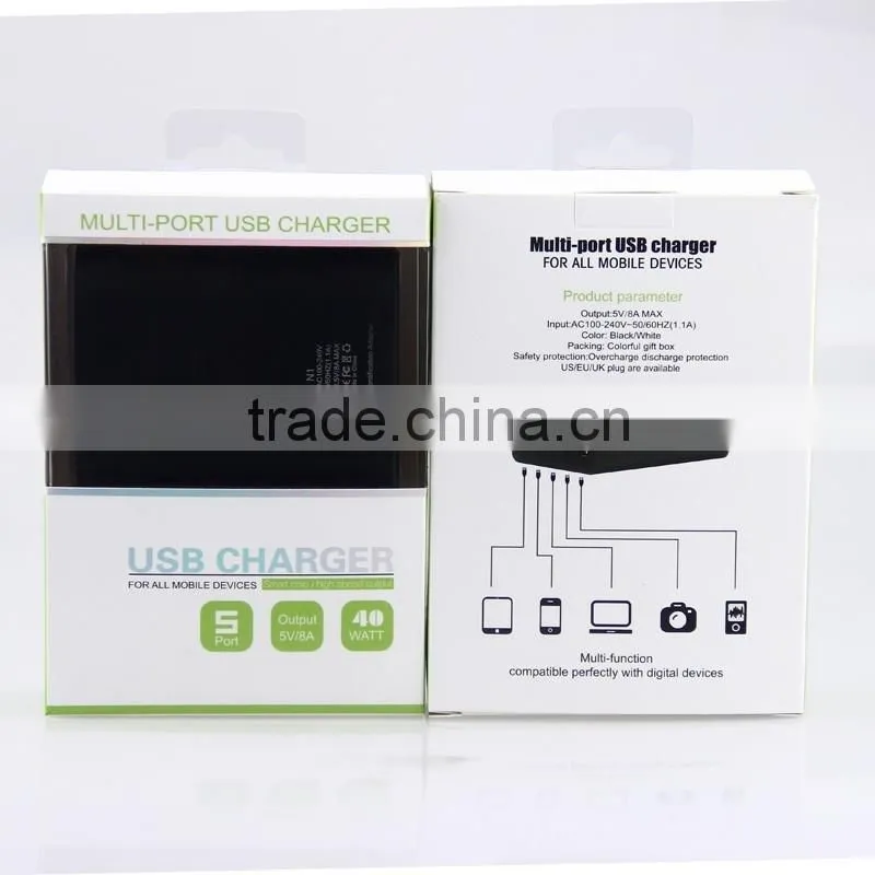 many models QC3.0 Smart usb wall chargers 4 ports usb chargers for travelling
