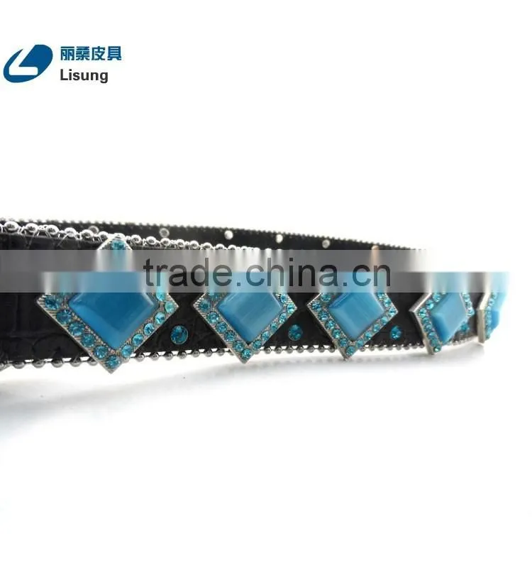 Western Cowgirl Rhinestone Stones Studded Crystal Strap