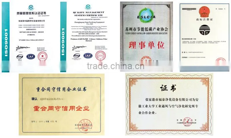 Spray Booth Filter For Powder Coating