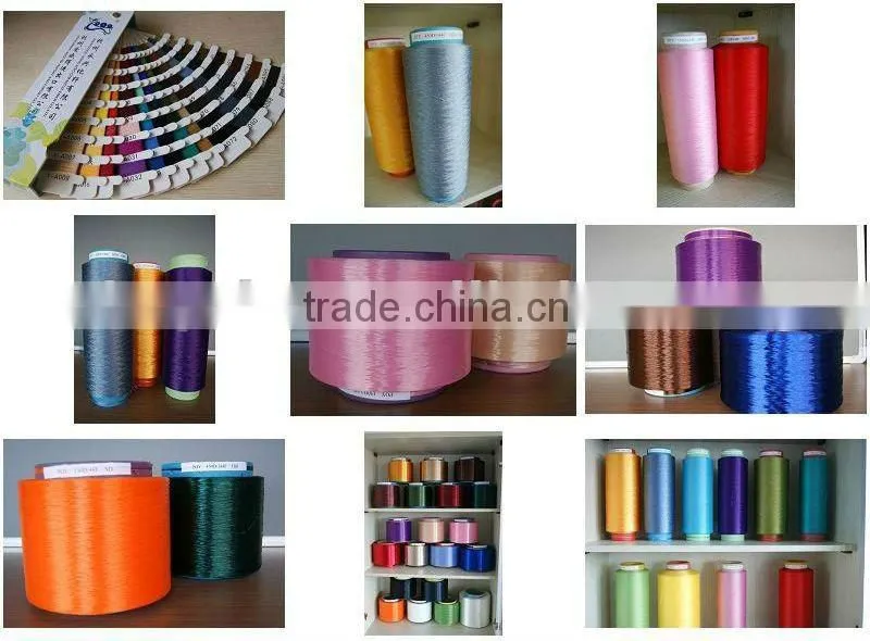 100% POLYESTER DOPE DYED POY