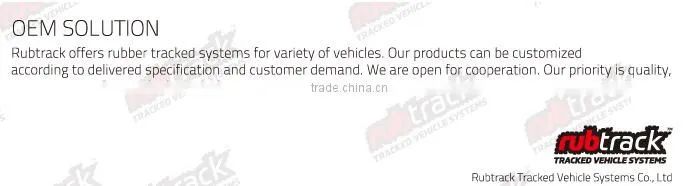 Hot Sale High Quality Small Robot Rubber Track