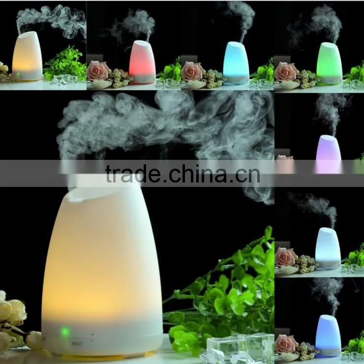 Big Promotion Colorful LED Aroma 100ml Portable Essential Oil Diffusers Wholesale