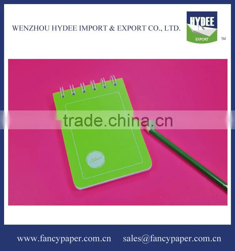 A7 Plastic Cover Spiral Notebook
