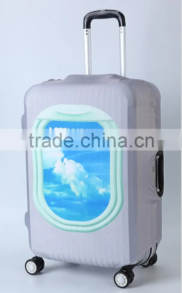 Luckiplus Transform Printed Trolley Case Cover Protective Luggage Cover
