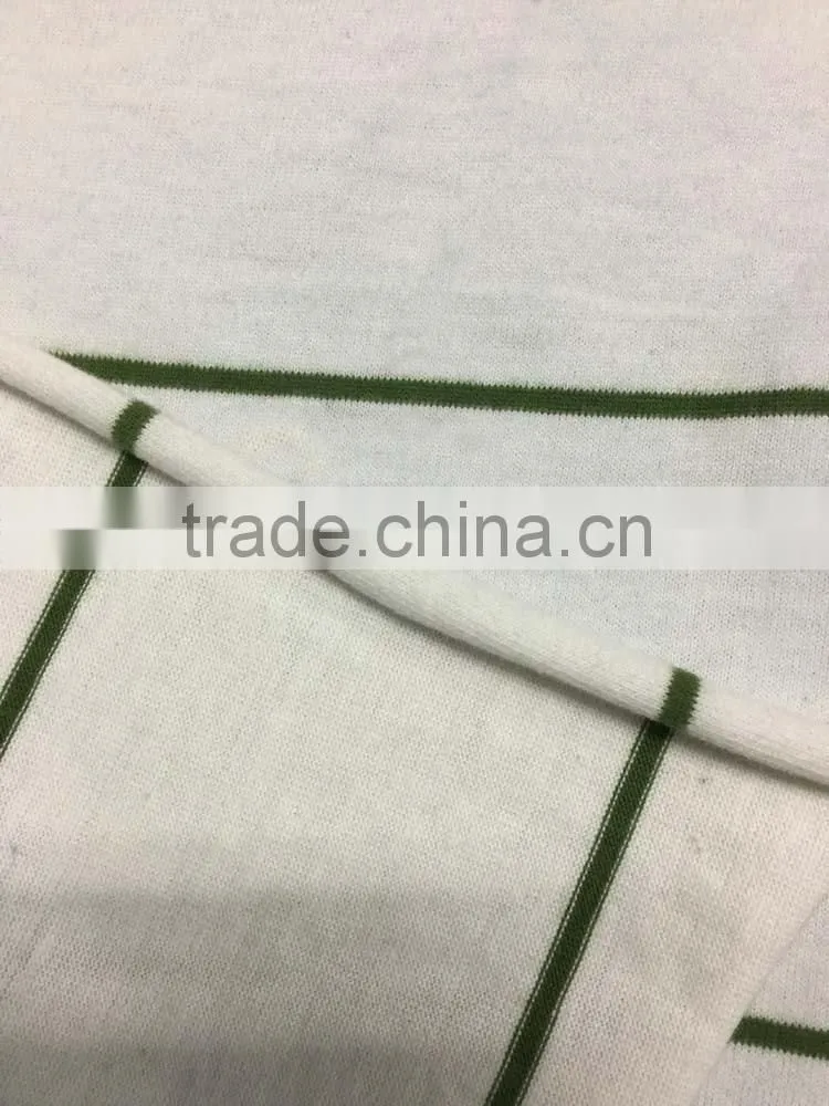 yarn dyed cotton knitted stripe jersey fabrics wholesale 196