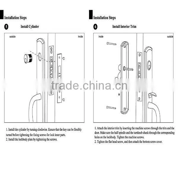 good quality Brass KB fireplace door handles