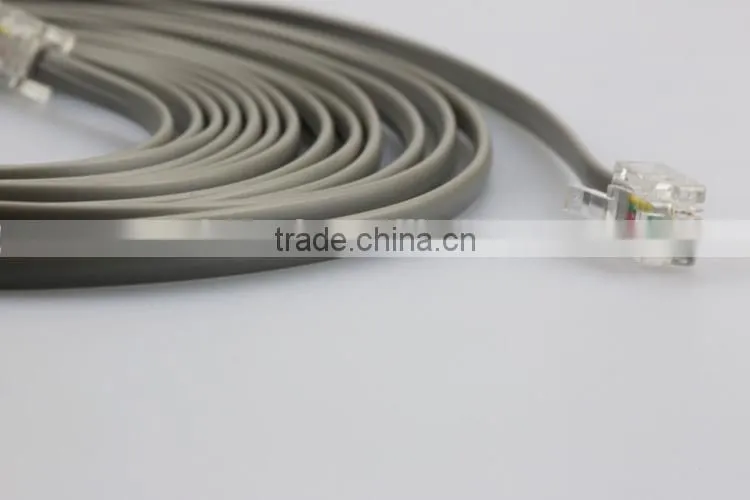 Modular Telephone Extension Cord Cable 6P4C