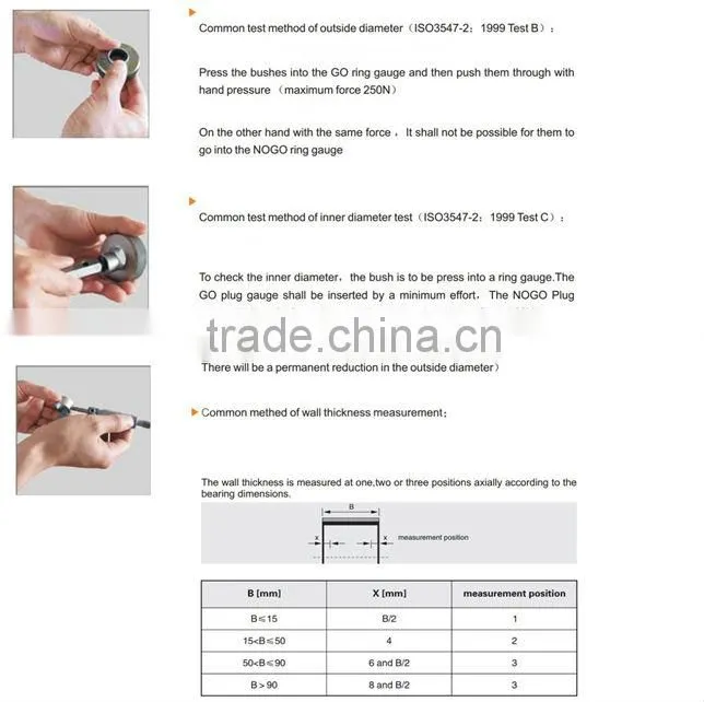 self lubricating brass bushing marginal pb-free bushing