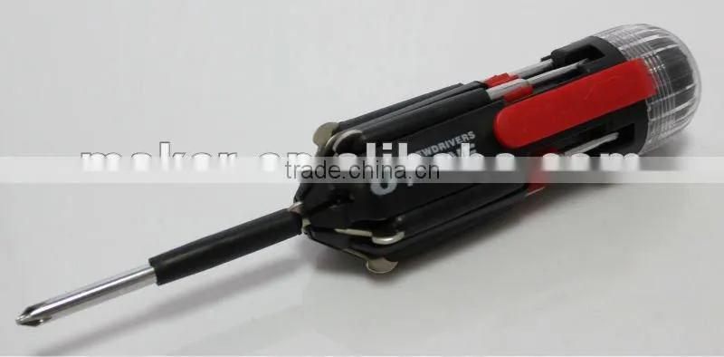 8 in 1 Screwdriver with Torch