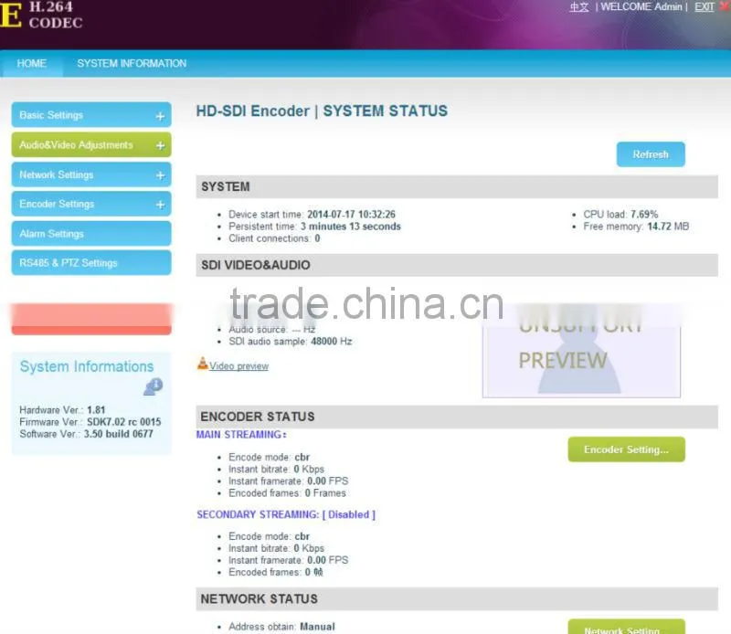 HD h264 iptv encoder competitive price