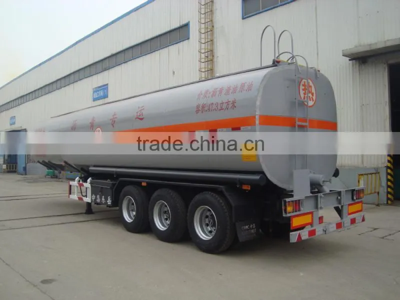 CIMC tri-axle milk/water transport tanker trailer for sale