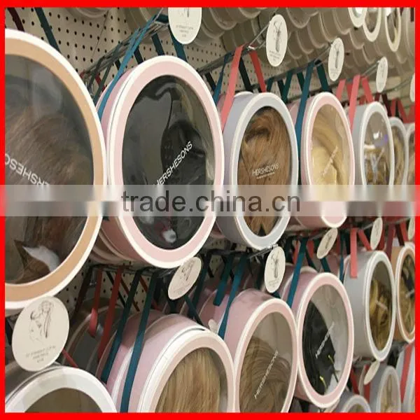 High Quality Professional Grade Round Shape Paper Custom Hair Extension Box Packing Wholesale
