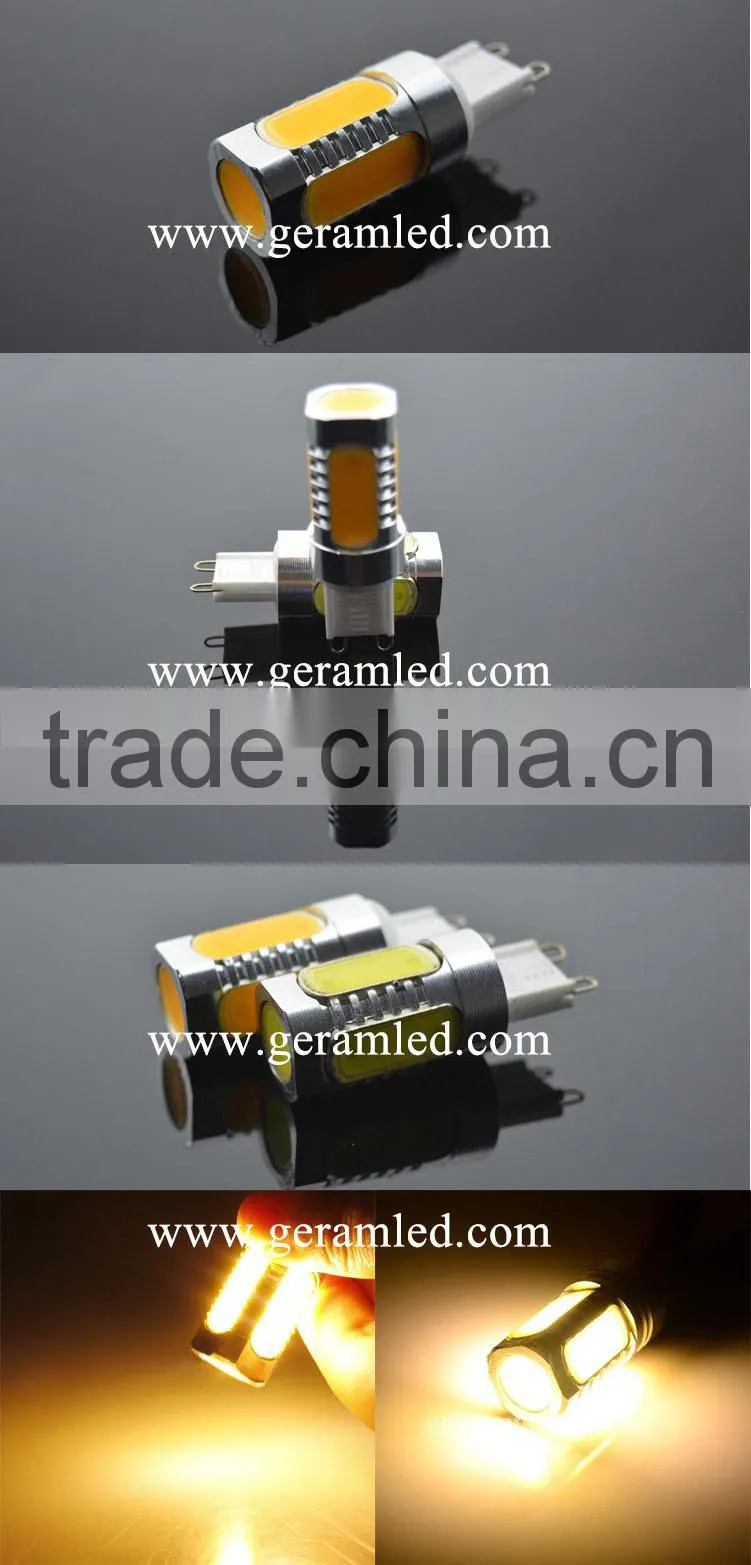 High power led lights 7w g9 led lights g9 warm 7w 220v