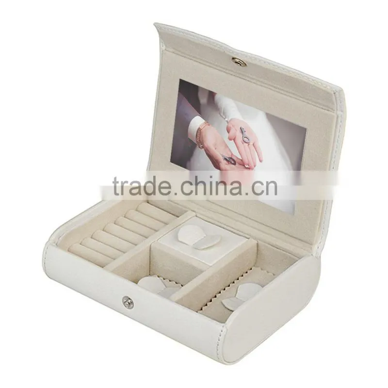 personalized claasic deluxe red wooden jewelry gift box