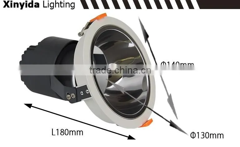 high-efficiency cob light Circular 21w led wall wash light