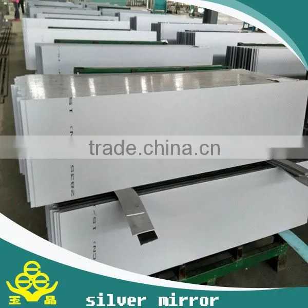 4mm factory price rectangle mirror shape bath mirrors