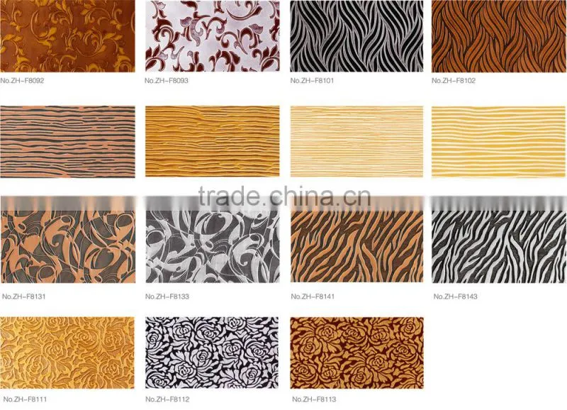 high quality MDF base material 3d wallpaper