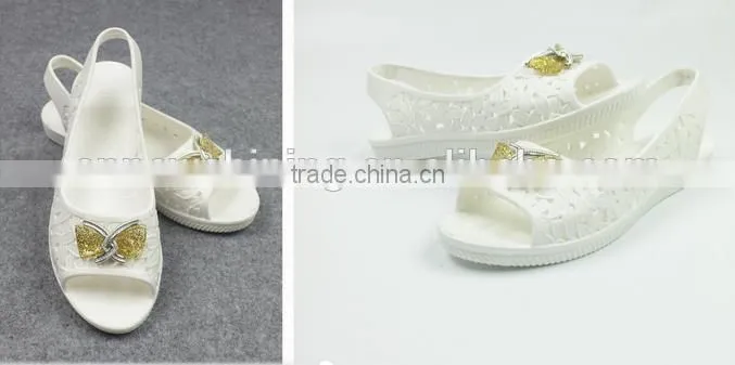 Butterfly design plastic decoration plastic footwear buckle accessories
