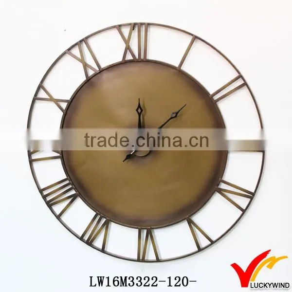 Metal Wall Hanging Decoration Clock