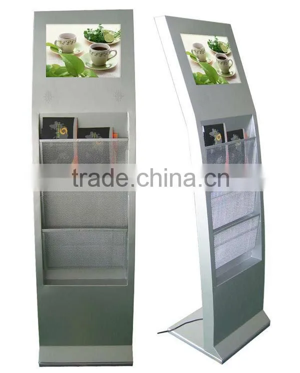 17 19 inch network/3G/wifi standing lcd advertising display