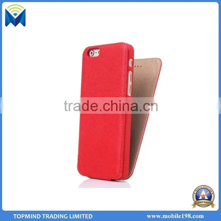 Slim Cell Phone Leather Case for iPhone 6, Ultra Thin Mobile Phone Leather Cover for iPhone 6 Plus