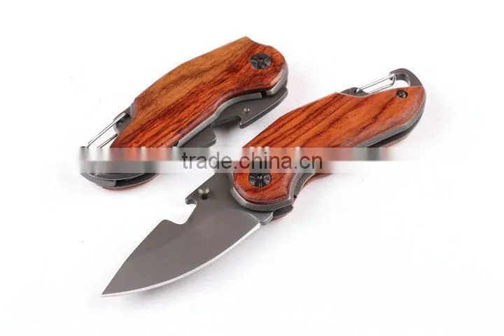 OEM new style multi functions folding knife with keychain