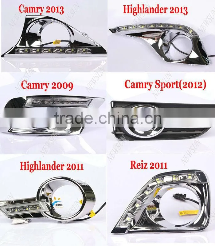 New 2014 Product Car Styling Accessory 1Pair DRL 12V LED Daytime Running Lights for Magotan (new) fog light xenon white