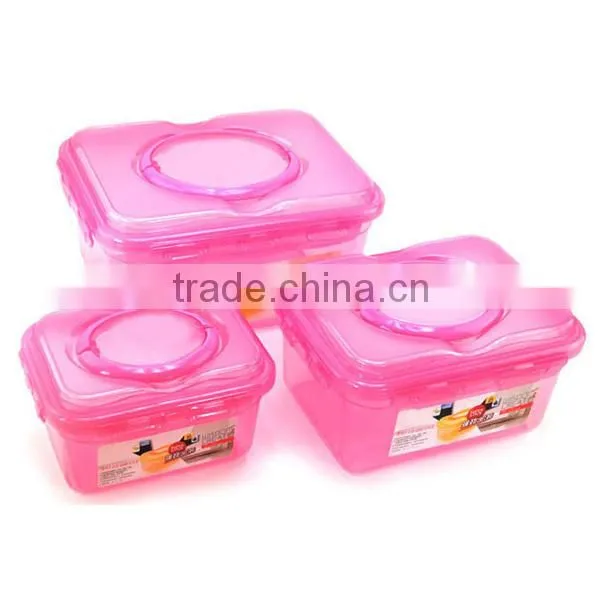 2.5/5/10L Airtight Plastic storage containers with Handle