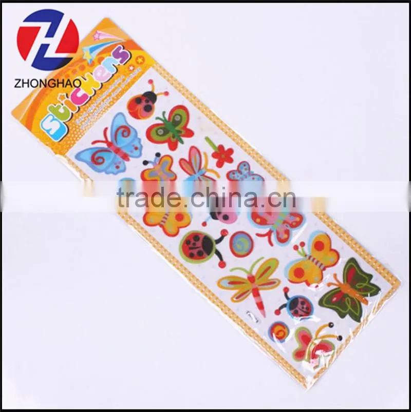 New arrived unique funny customized lip shape puffy sticker