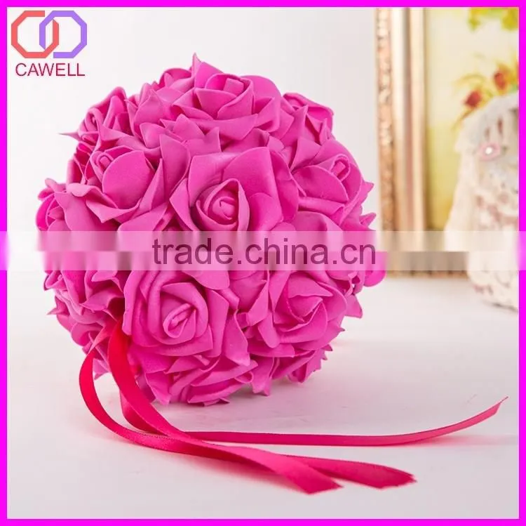 multi color 10CM 20CM 30cm rose artificial foam rose flower ball in stock