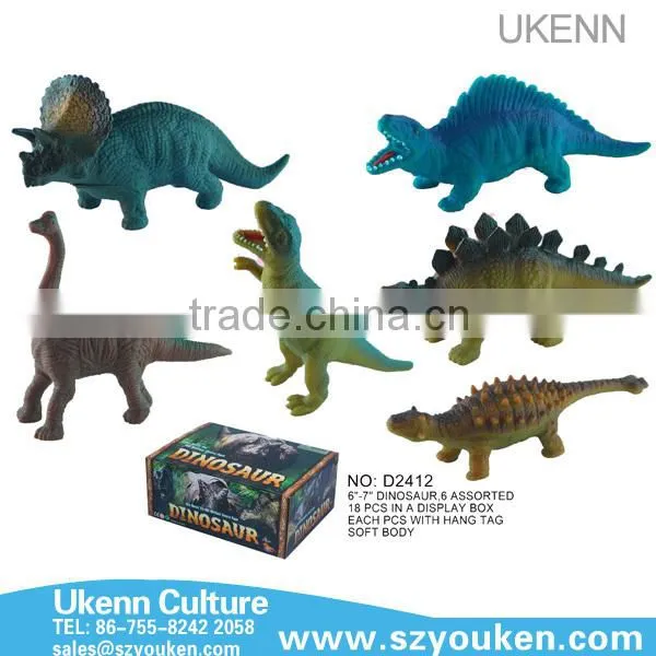 UKENN 3D plastic dinosaur puzzle toys diy educational toys animal model