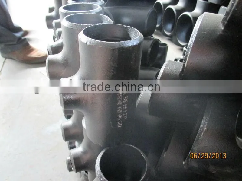 10 inch seamless ASTM A234 WPB Carbon Steel Tee
