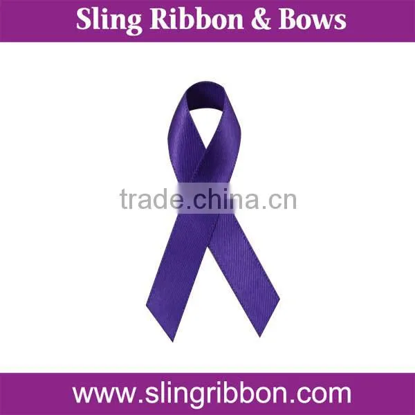 Wholesale Pink Ribbon with Golden Pin