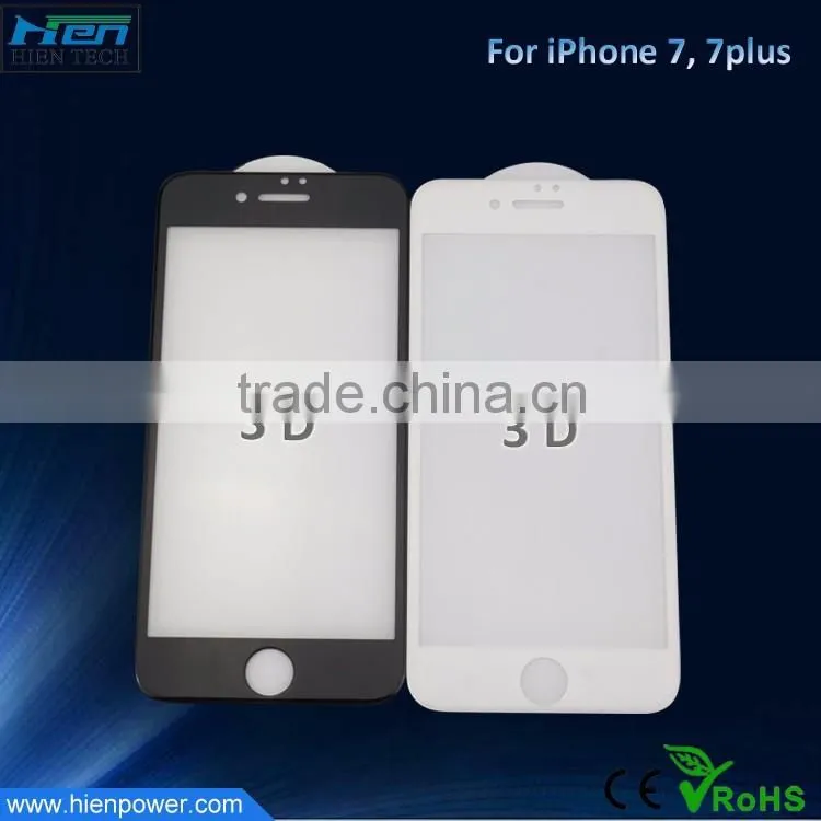 dust free fingerprint free glass tempered screen protector for iphone 7