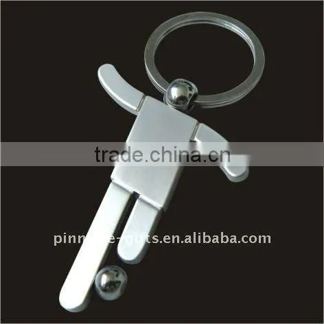 Coins Metal key chain with hard magentic