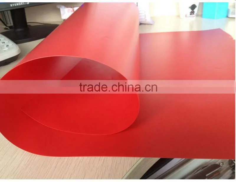 2016 best sell colorful PVC soft film rolls (red black ...)