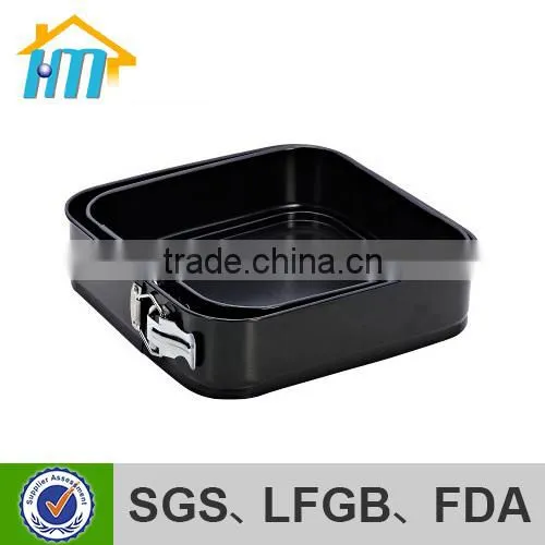 chinese non stick coated carbon steel bakeware spring form supplier