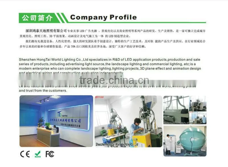HTD point light changing dmx led pixel light