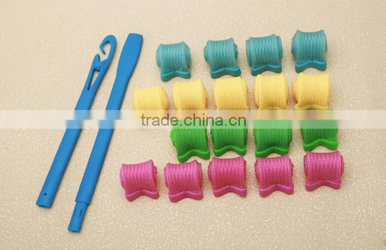 Professional High Quality New Style DIY Hairdressing Heliciform Manumotive PP Hair Roller