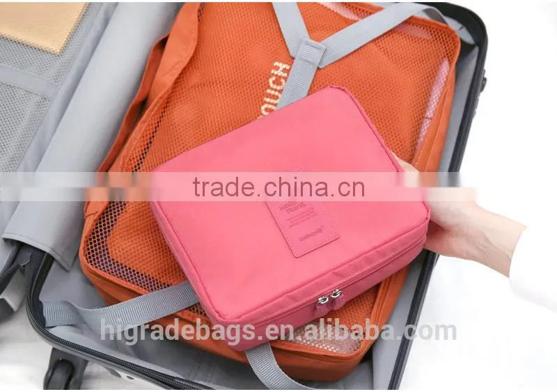2016 hotsale men nylon cosmetic bag, cosmetic bags cases