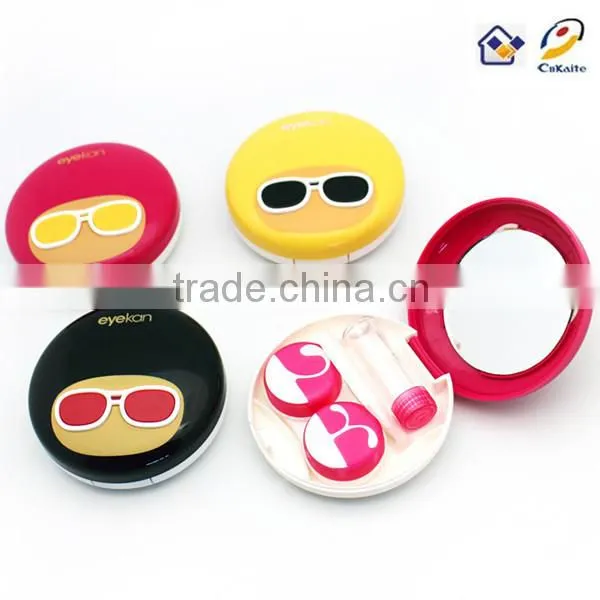 A-8079 kaida fashion hairstyles contact lens case