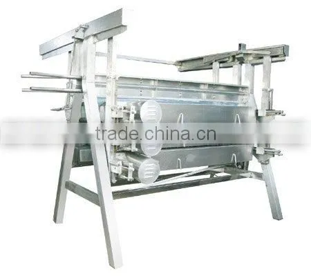 "A"defeathering machine