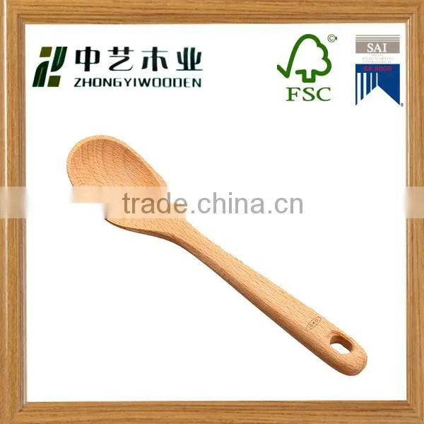 Trade assurance hot sale mini healthy cute design factory supply wooden soup spoon