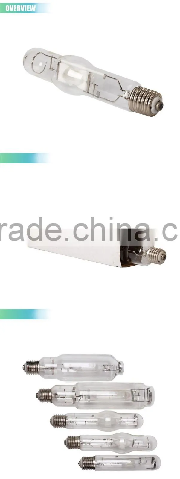 Hydroponic MH bulb Grow Light Bulbs 250w 400w 600w 1000w