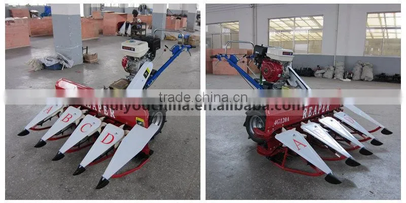 120cm Corn harvester , Maize corn harvester , Sweet corn machine .