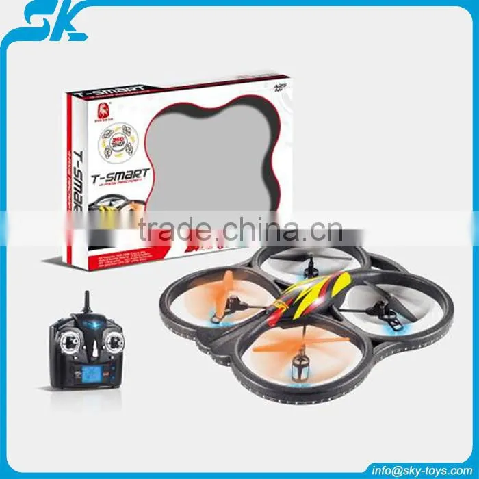 Hero RC UFO Drone with LED 4 Channel 6 Axis Gyro Quadcopter 2.4ghz Ready to Fly