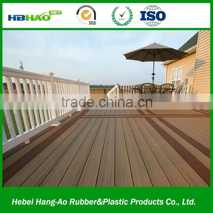 Outdoor WPC Decking/ Wood Plastic Composite Decking Manufacturer /Direct Factory