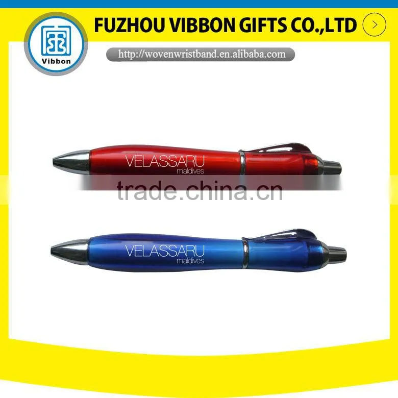 cool schools or office use plastic ball pen with custom Logo
