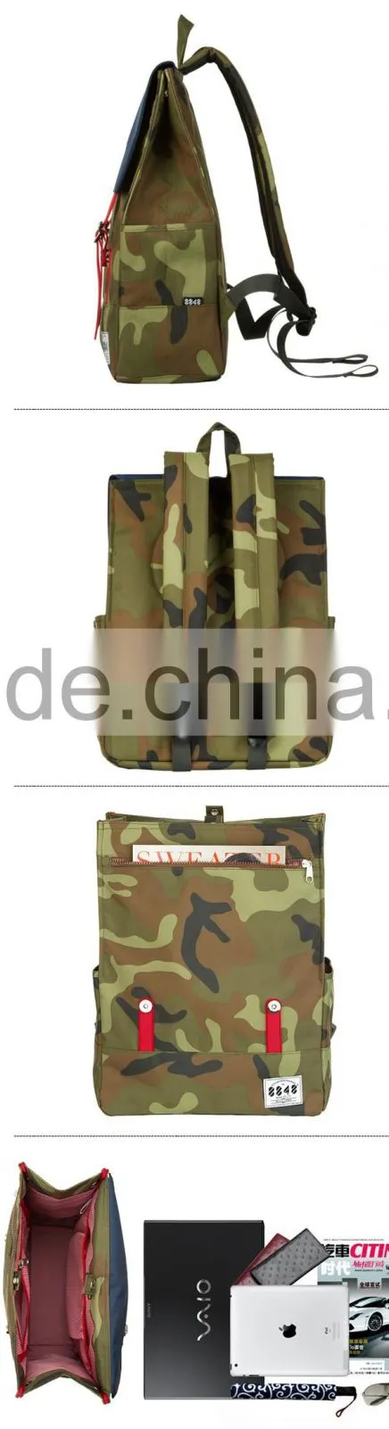 High quality durable 600D military backpack(BP16-005)