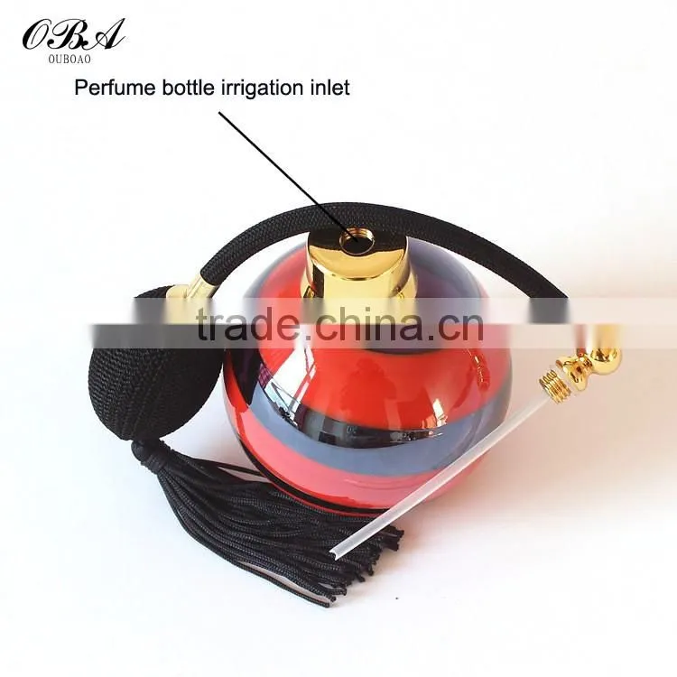 Accept Custom Mouth Blown Colorful Glass Airbags Perfume Bottle 100ml Manufacturers
